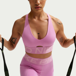 Nike Women's Pro Sculpt Medium-Support Padded Sports Bra, XL, Lt Magenta