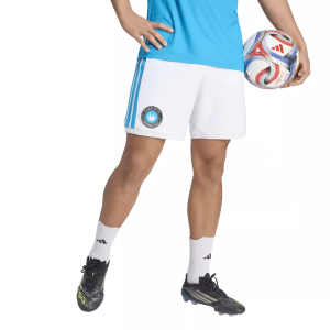 adidas Men's Charlotte FC 2026 Primary Authentic Shorts, Small, White