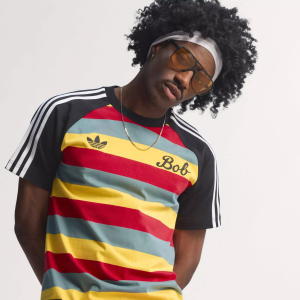 Adidas adidas Originals Men's Bob Marley Stripe T-Shirt, Small, Multicolor - $29.98 at DICK'S Sporting Goods