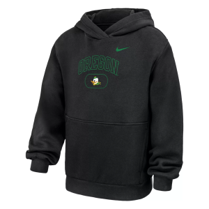 Nike Youth Oregon Ducks Black Arch Pill Club Hoodie, Small