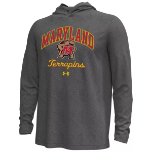Under Armour Men's Maryland Terrapins Black Icon Hoodie, Small