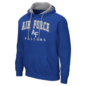 Colosseum Men's Air Force Falcons Royal Pullover Hoodie, XXL, Blue