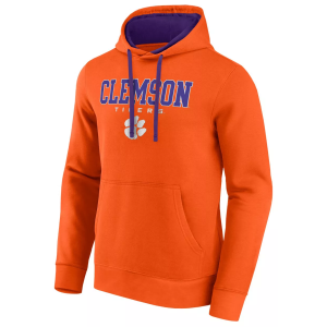 Logo Athletic Men's Clemson Tigers Orange/Purple Hoodie, Large