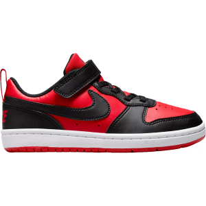 Nike Kids' Preschool Court Borough Low Recraft Shoes, Size 13, University Red/Black/W
