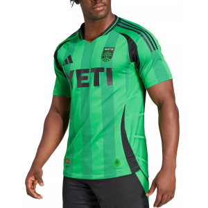 adidas Adult Austin FC 2025 Primary Authentic "The Heartbeat" Jersey, Men's, Small, Green