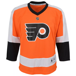 NHL Infant Philadelphia Flyers Breakaway Blank Orange Home Replica Jersey, Boys', 18M