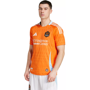 adidas Adult Houston Dynamo FC Authentic Primary "Season 20 Jersey" Jersey, Men's, Small, Orange