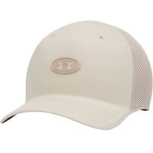 Under Armour StealthForm Mid Trucker Hat, Men's, Medium/Large, Timberwolf Taupe