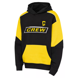MLS Youth Columbus Crew Black Break Free Fleece Pullover Hoodie, Medium