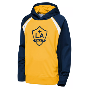 Outerstuff MLS Youth Los Angeles Galaxy Gold Fierce Striker Fleece Pullover Hoodie, Small, Yellow - $55.00 at DICK'S Sporting Goods