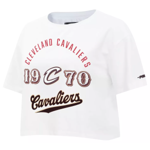 Pro Standard Pro Standard Women's Cleveland Cavaliers White Legacy Boxy T-Shirt, Medium - $17.97 at DICK'S Sporting Goods