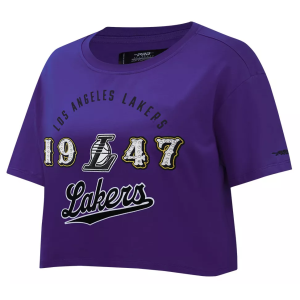 Pro Standard Pro Standard Women's Los Angeles Lakers Purple Legacy Boxy T-Shirt, Small - $13.48 at DICK'S Sporting Goods