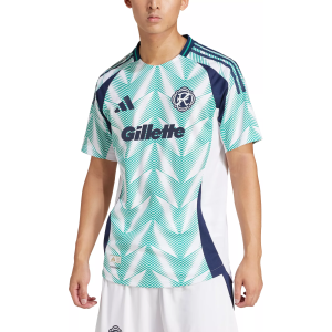 adidas Adult New England Revolution 2025 Secondary Authentic "Eastern White Pine" Jersey, Men's, Small