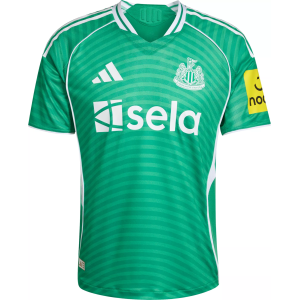 adidas Men's Newcastle 2025-26 Green Away Authentic Jersey, Medium
