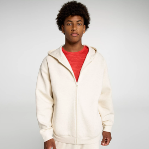 DSG Men's Downtime Full Zip Jacket, XL, Oatmeal Heather