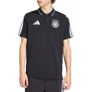 adidas Adult Germany 2026 Black Team Logo Polo, Men's, Small