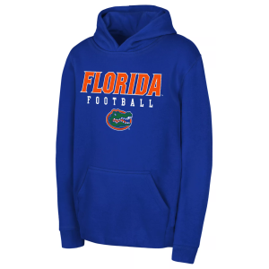 Outerstuff Youth Florida Gators Royal Air Raid Pullover Hoodie, Medium, Blue