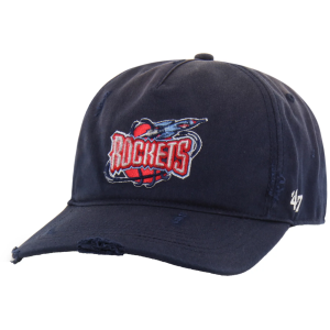'47 Men's Houston Rockets Navy Statement Worn Adjustable Hitch Hat, Blue
