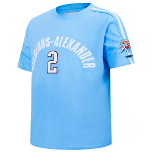 Pro Standard Pro Standard Youth Oklahoma City Thunder Light Blue Shai Gilgeous-Alexander #2 T-Shirt, Large - $50.00 at DICK'S Sporting Goods