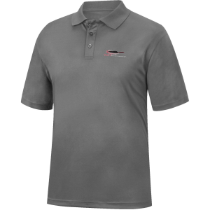 Colosseum Men's MIT Beavers Charcoal Stance Polo, XXL, Gray