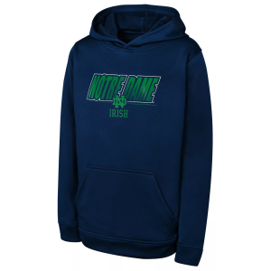 Gen2 Youth Notre Dame Fighting Irish College Navy Hoodie, Small, Blue