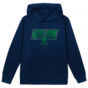 Gen2 Boys' Notre Dame Fighting Irish College Navy Hoodie, Size 5/6, Blue
