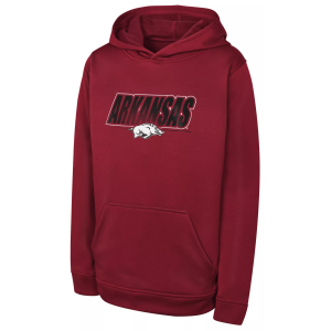 Gen2 Youth Arkansas Razorbacks Team Crimson Hoodie, Large, Red