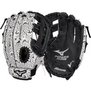 Mizuno 11.5" Youth Prospect Series Glove, Kids, Black/White