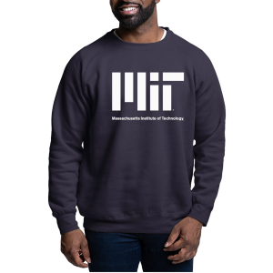 League-Legacy Men's MIT Engineers Navy Essential Fleece Crewneck Sweatshirt, XL, Blue