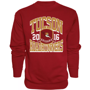 Blue 84 Blue 84 Adult Tucson Roadrunners Red Graphic Logo Crew Pullover Sweatshirt, Men's, Medium - $49.99 at DICK'S Sporting Goods