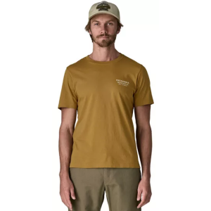 Patagonia Men's Forge Born Short Sleeve T-Shirt, XXL, Bobcat Brown