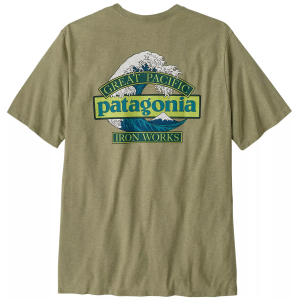 Patagonia Men's Great Waves Responsibili T-Shirt, XXL, Gumtree Green