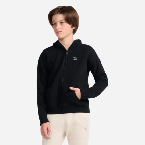 abercrombie kids essentials full-zip hoodie, Size 15/16, Anf Anthracite