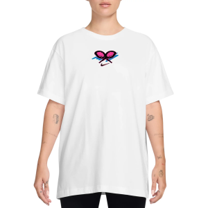 Nike Women's Nike Slam Dri-FIT Tennis T-Shirt, XL, White