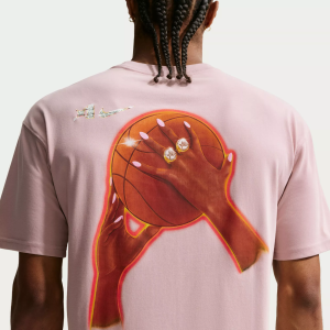 Nike A'ja Wilson Dri-FIT Basketball T-Shirt, Women's, Medium, Stone Mauve
