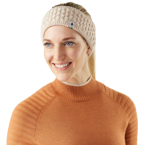 Smartwool Fleece Lined Headband, Men's, Almond Donegal