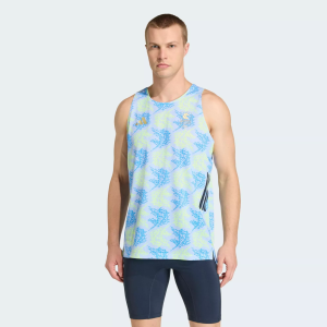 Adidas adidas Men's Boston Marathon 2026 Allover Print Tank Top, Small, Glow Blue - $23.23 at DICK'S Sporting Goods