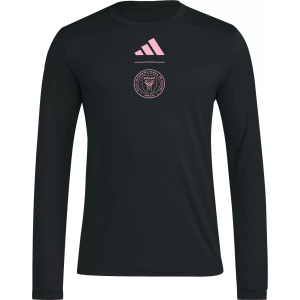 adidas Adult Inter Miami CF 2026 Secondary Long Sleeve Shirt, Men's, Small, Black