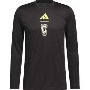 adidas Adult Columbus Crew 2026 Secondary Long Sleeve Shirt, Men's, Small, Black