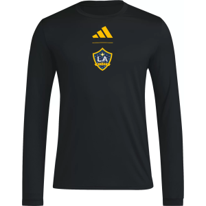 adidas Adult LA Galaxy 2026 Secondary Long Sleeve Shirt, Men's, Small, Black