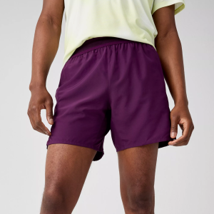 Brooks Men's 6" Dash Shorts, Medium, Burgundy Blaze