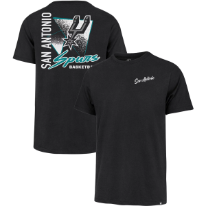 '47 Men's 2025-26 City Edition San Antonio Spurs Flint Black Backer T-Shirt, Medium