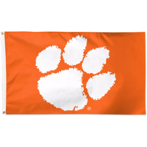 WinCraft Clemson Tigers 3x5 Flag, Metal