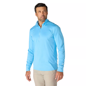 Carhartt Carhartt Men's Sun Defender 1/4 Zip T-Shirt, Small, Tranquil Blue Heather - $30.09 at DICK'S Sporting Goods