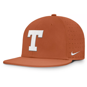 Nike Adult Texas Longhorns Aero Desert Orange Fitted Hat, Men's, Size 7 1/2