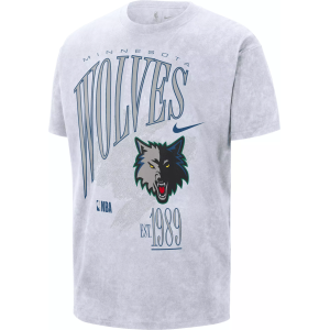 Nike Adult Minnesota Timberwolves White Hardwood Classics Champs T-Shirt, Men's, Large