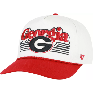 '47 Adult Georgia Bulldogs Sandstone Script Fade Hitch Adjustable Hat, Men's, Tan