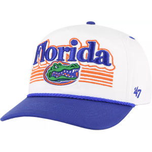 '47 Adult Florida Gators White Script Fade Hitch Adjustable Hat, Men's