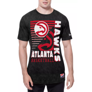 New Era New Era Men's Atlanta Hawks Black Throwback Washed T-Shirt, Medium - $41.99 at DICK'S Sporting Goods