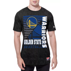 New Era New Era Men's Golden State Warriors Black Throwback Washed T-Shirt, Small - $41.99 at DICK'S Sporting Goods